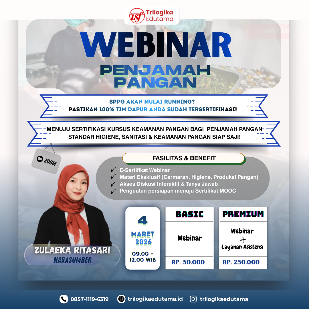 WEBINAR PENJAMAH PANGAN (PREMIUM)